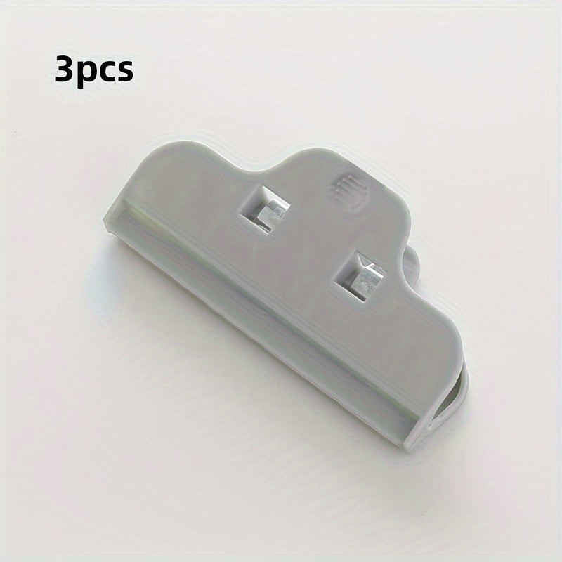 Set of 3 or 5 Plastic Food Sealing Clips for Snacks and Food Bags
