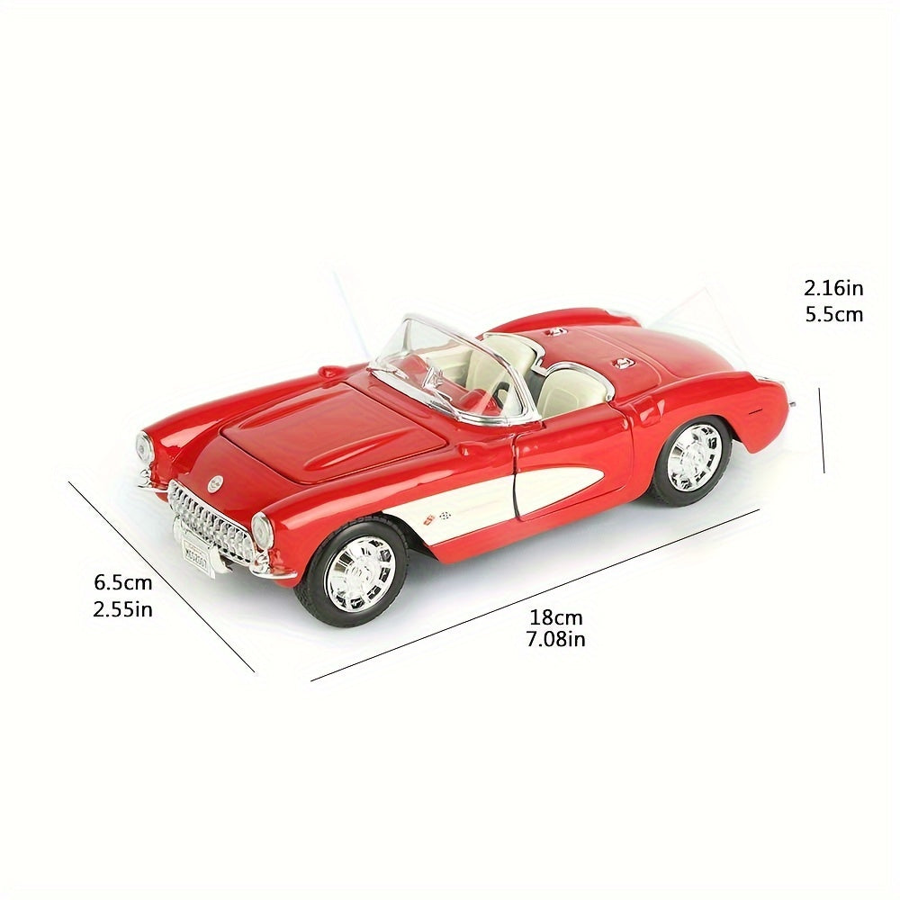 Boy Toy Car 1:24 Scale DIY Assembly Kit Alloy Pull-Back Vehicle