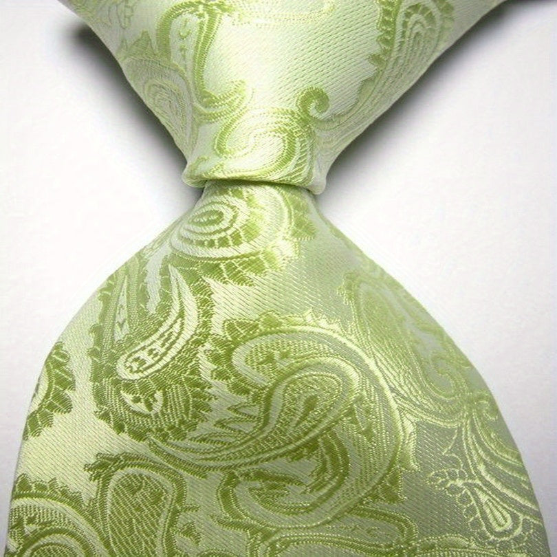 Men's Classic Neckties with Intricate Patterns for Formal and Gifting Occasions