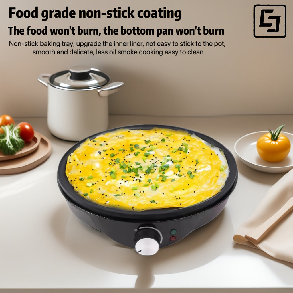 Mikrotoʻlgan pancake tayyorlagich, tuxum, sendvich, pastırma uchun sozlanadigan harorat nazorati bilan, chirishga qarshi, portativ oshxona