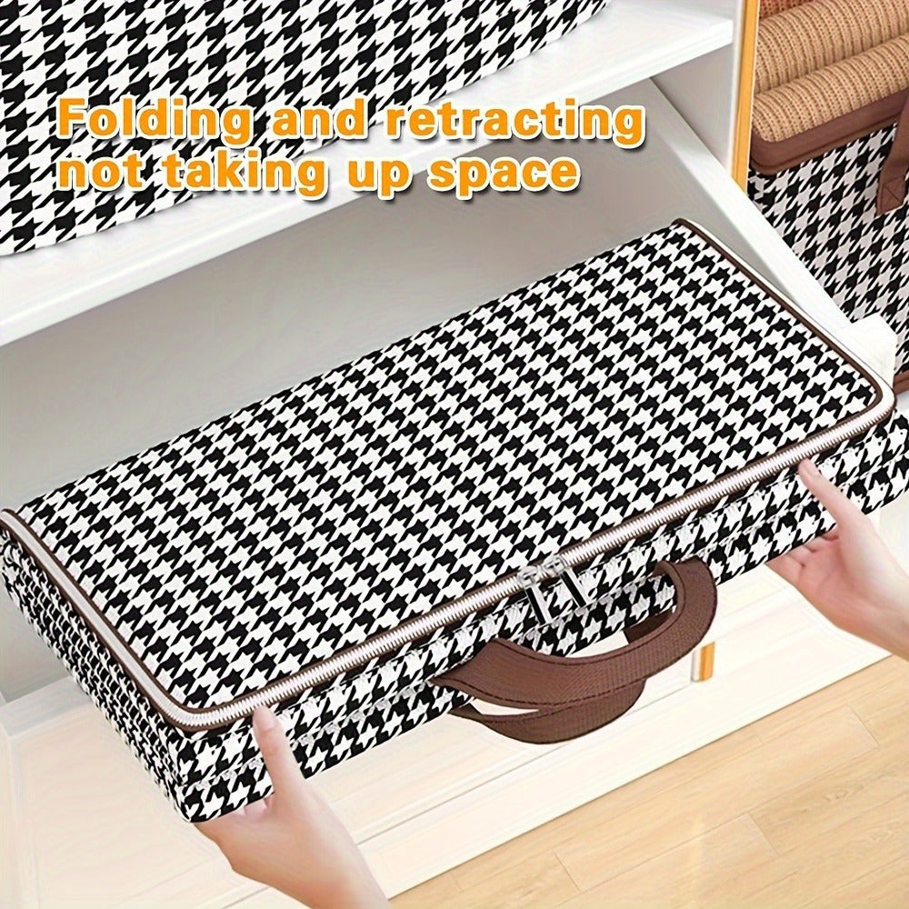 2-Pack Large Capacity Foldable Fabric Storage Boxes for Bedrooms and Closets