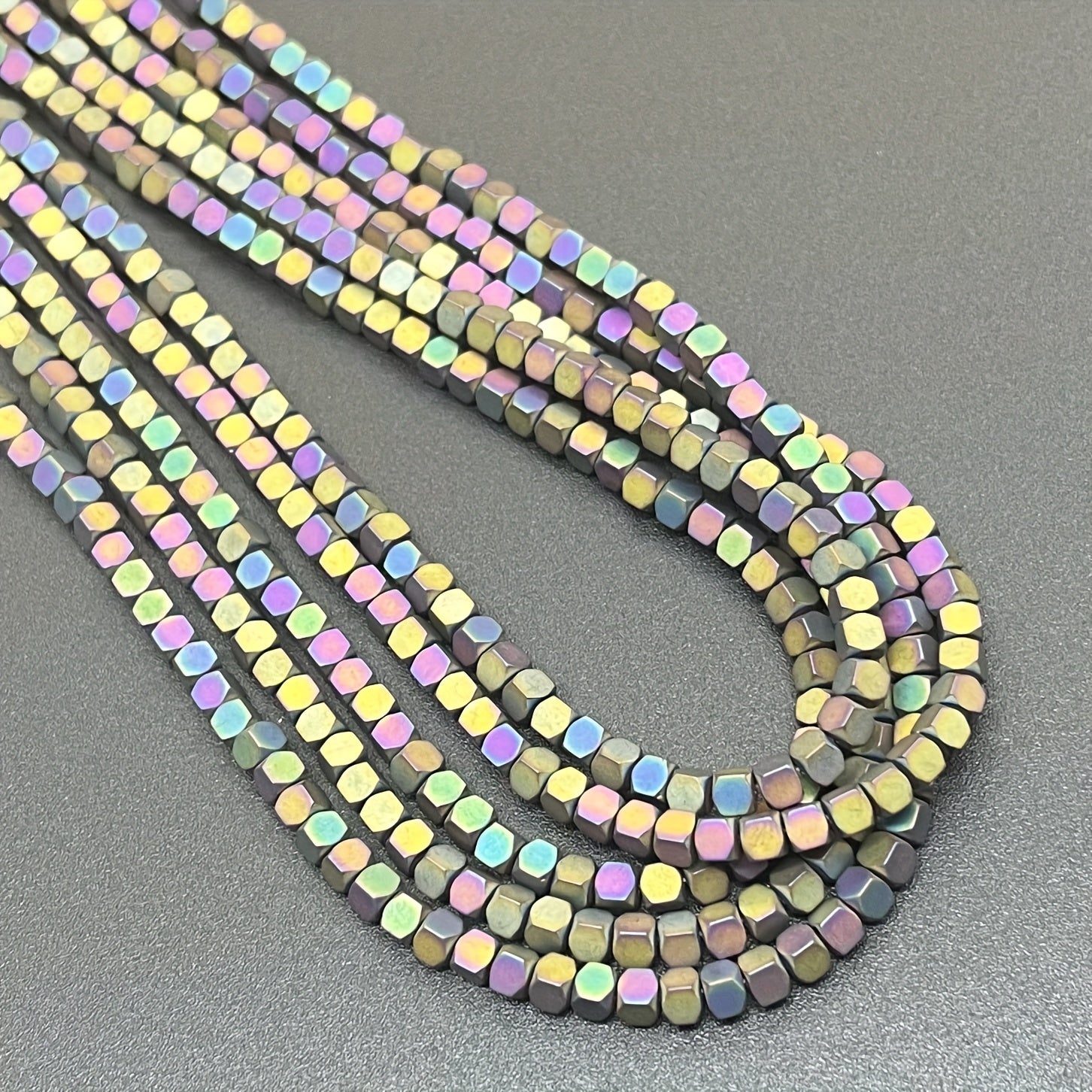 Hematite Small Square Beads 2/3mm Jewelry Making Supplies