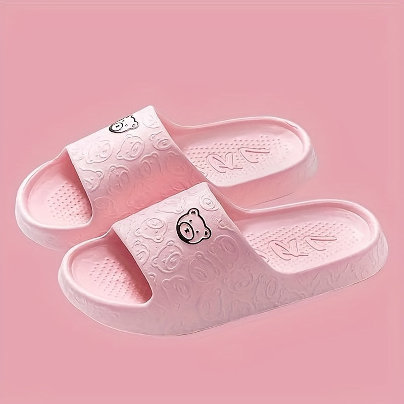 Unisex Slip-On EVA House Slippers Open-Toe Indoor Casual Shoes