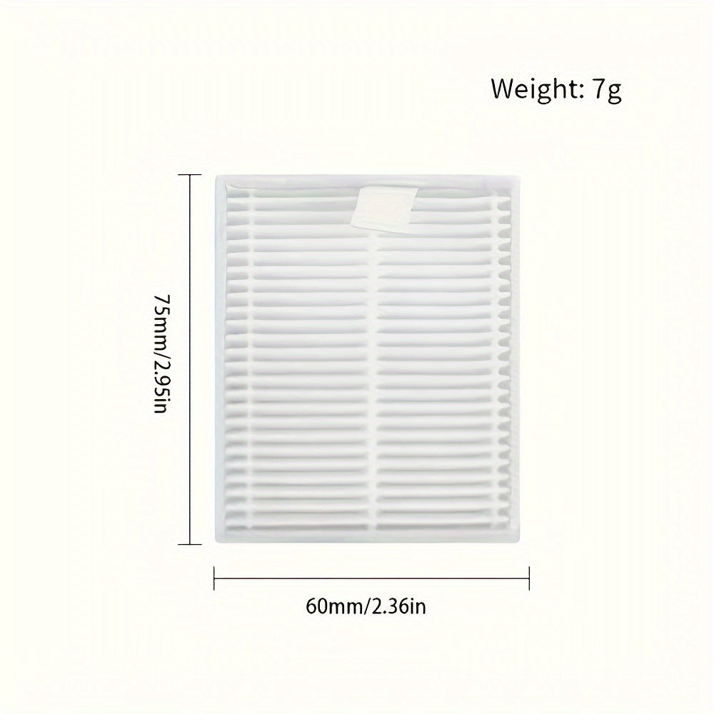 8-Piece Vacuum Cleaner Accessories Set Includes HEPA Filters Mop Pads Side Brushes