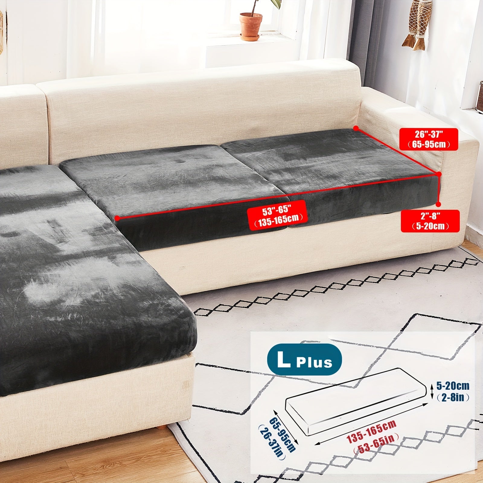 Велюровый чехол для дивана/подушки для домашних животных, пылезащитный и мягкий чехол для дивана для домашнего декора.