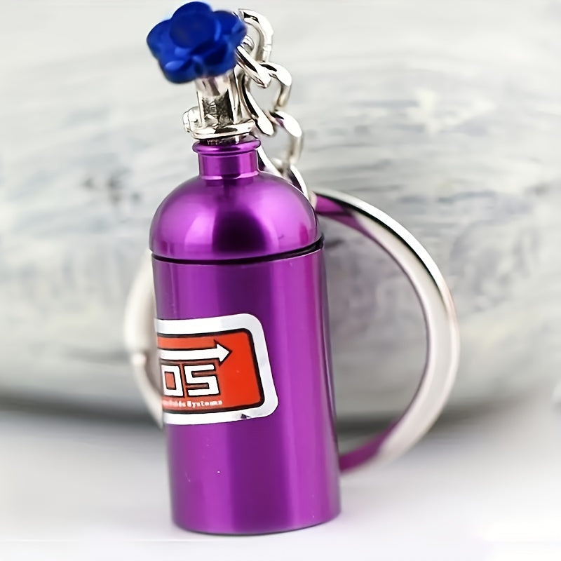 Car Keychain Nitrogen Gas Bottle Keychain Gift Accessory