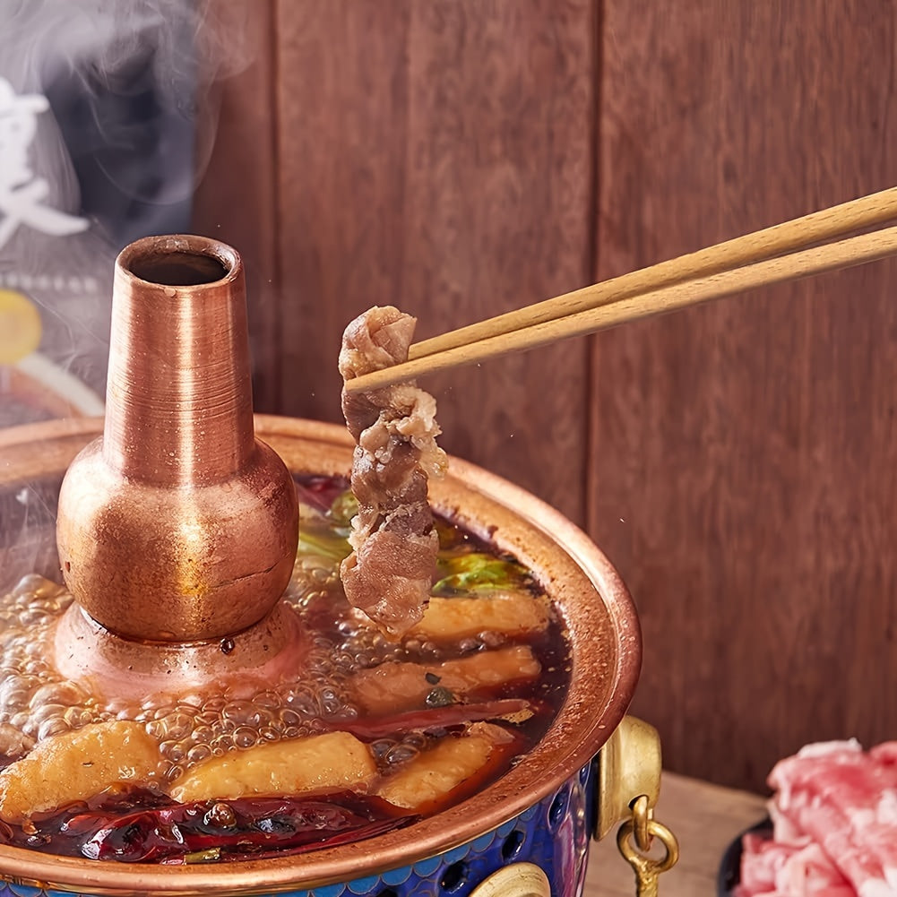 13-Inch Wooden Cooking Chopsticks for Noodles Frying Hot Pot Reusable Durable