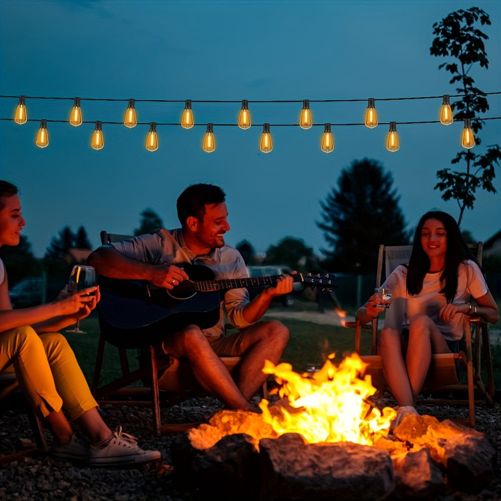 Shatterproof LED String Lights 9.75m 15.24m Warm Glow Outdoor Decor European Plug