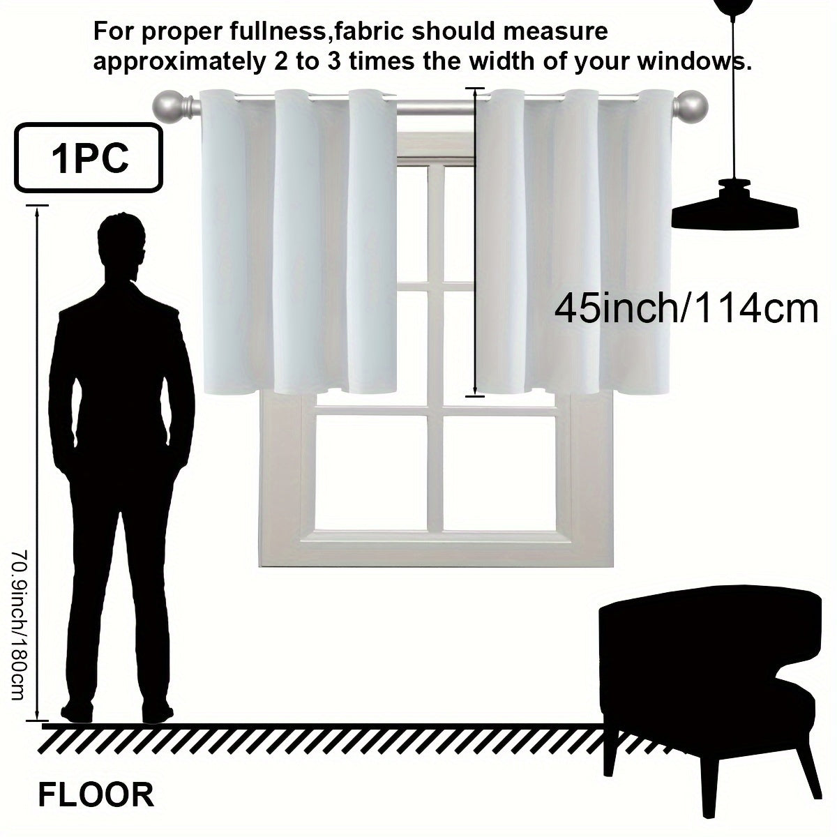 Insulation Blackout Circle Curtains for Bedrooms and Living Rooms Noise Blocker