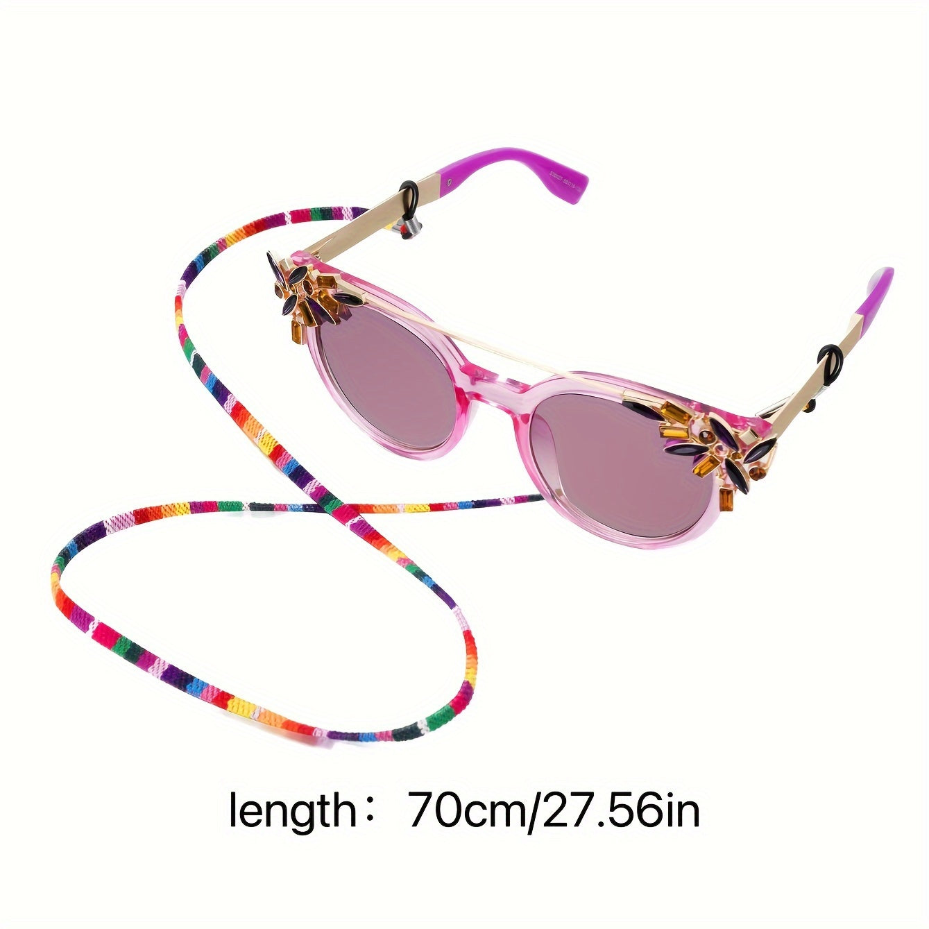 Бохо держатель для очков, набор из 9 штук - противоскользящая веревка для очков, стильная цепочка для солнцезащитных очков, удерживатель для наушников для мужчин и женщин