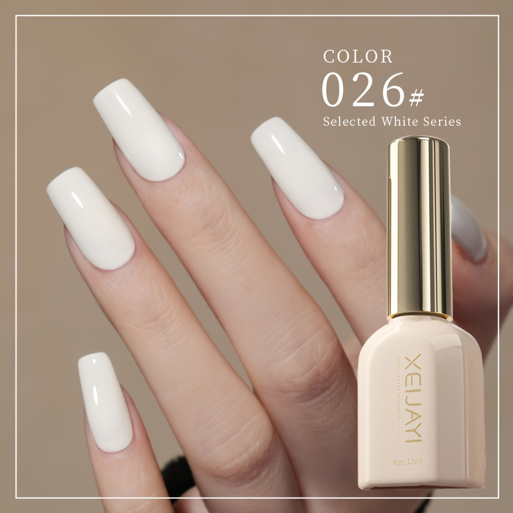 Women's Nail Polish Gel Set 8 Colors White Nude Long-lasting Durable