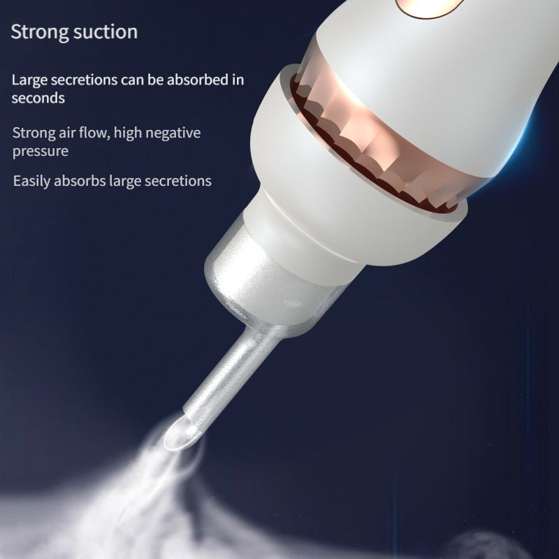 Electric Ear Cleaner with Multiple Suction Heads Rechargeable USB Charging Low Noise for All Ages