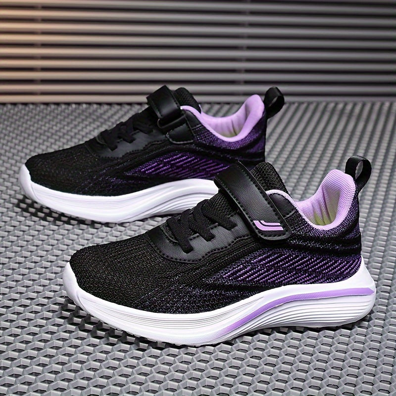 Girls Kids Sports Shoes Breathable Mesh Low Top Sneakers for Daily Wear and Sports