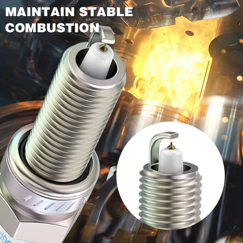 4 Pcs Iridium Spark Plugs Compatible with Multiple Vehicles