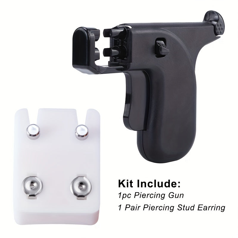 Ear Piercing Kit for Salon and Home Use Sterile Piercer Machine and Studs