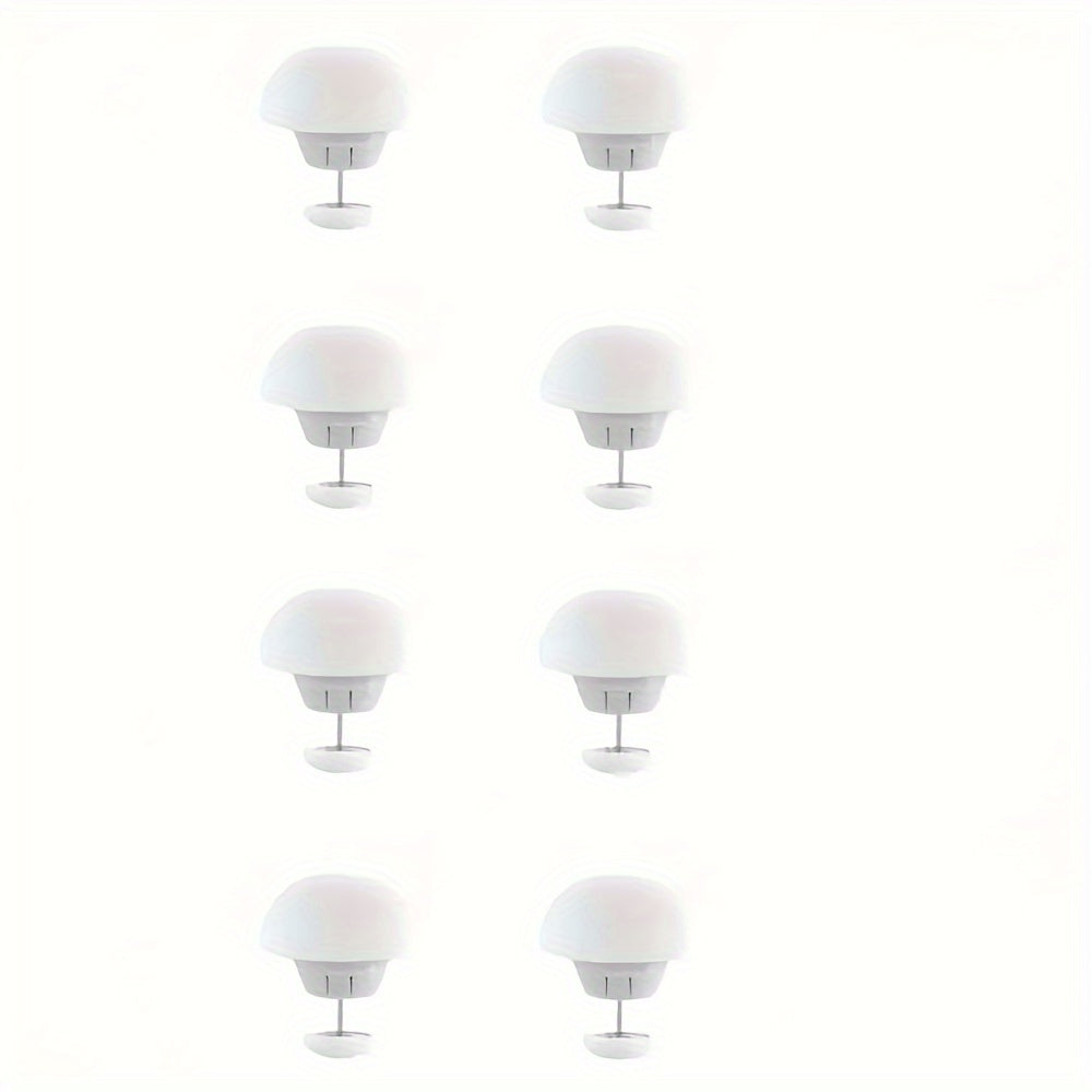 Set of 8 Mushroom Quilt Holders Non-Slip Bedding Clips for Duvet Covers and Blankets