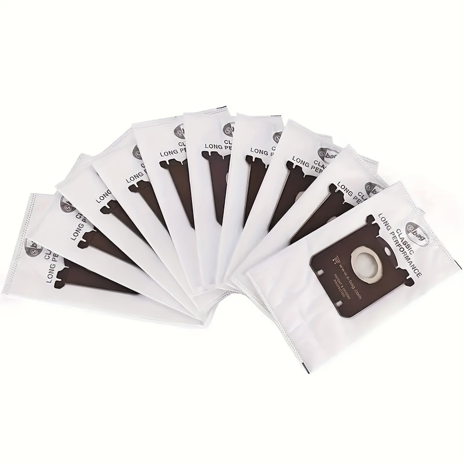 Pack of 2-12 Durable Plastic Vacuum Bags for Electrolux Classic S Models