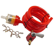 Flexible Fuel Pipe Hose Kit for Motorcycles and ATVs 99.97cm Spare Replacement