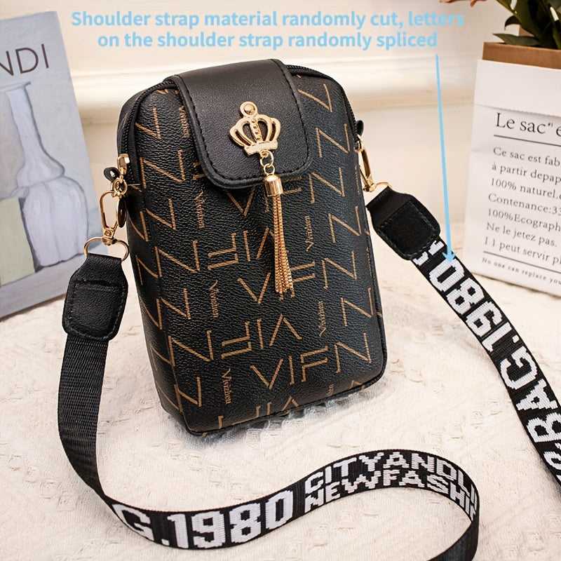 Casual Shoulder Bag for Women with Mobile Phone Pocket for Travel and Beach