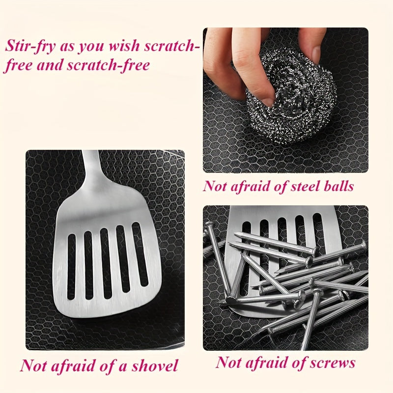 13-Inch Stainless Steel Wok Dishwasher Safe Cookware for Home Camping and Gatherings