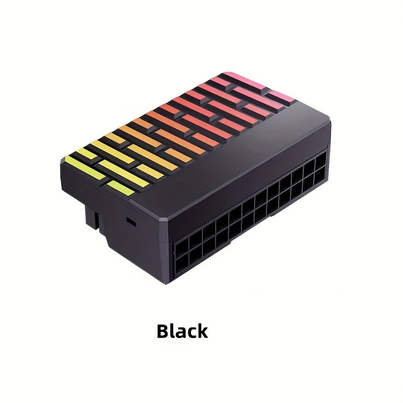 24-Pin ATX Power Supply Adapter 90-Degree Converter for PC Builds