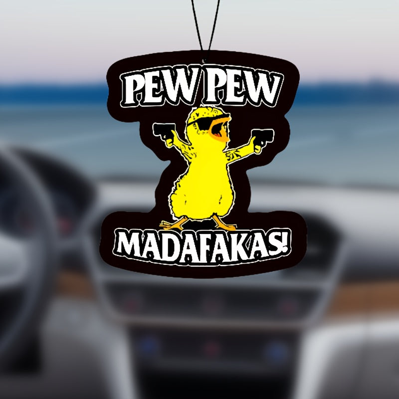 Unisex Paper Scented Car Air Freshener Hanging Decor