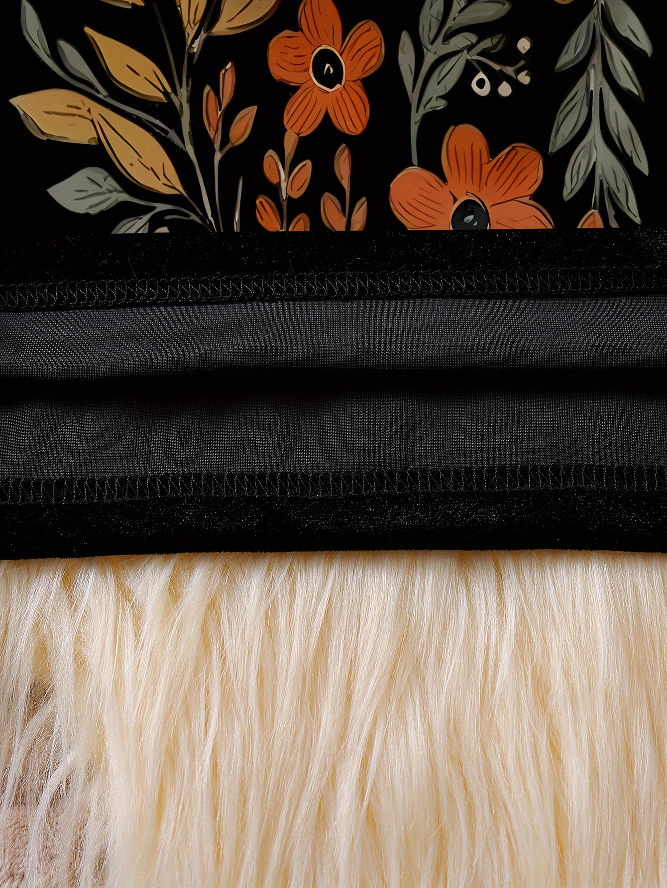 Conjunto de blusa y pantalones con estampado floral para niñas para ropa casual de primavera y verano