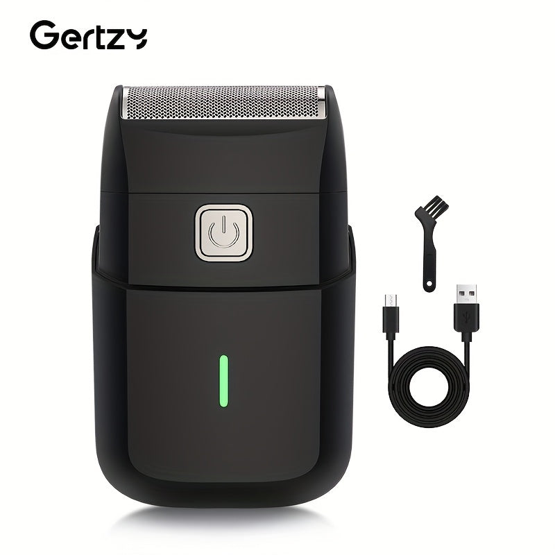 Электробритва с возвратно-поступательными лезвиями, триммер для бороды, портативное зарядное устройство USB, нож для большой площади, сетка