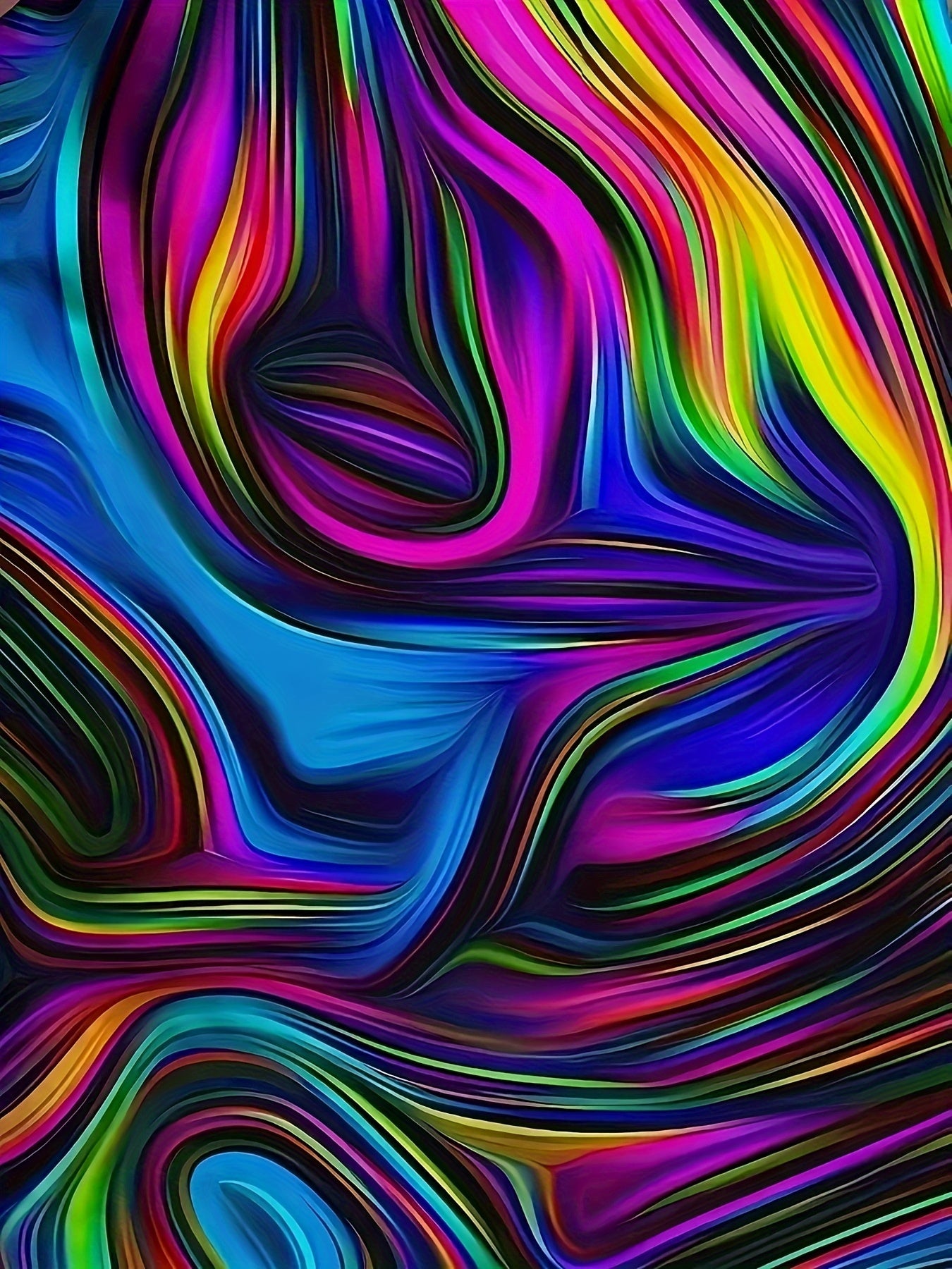 Платье-макси с геометрическим принтом для полных, полиэстеровое трикотажное, повседневное, свободного кроя, с карманами, для всех сезонов