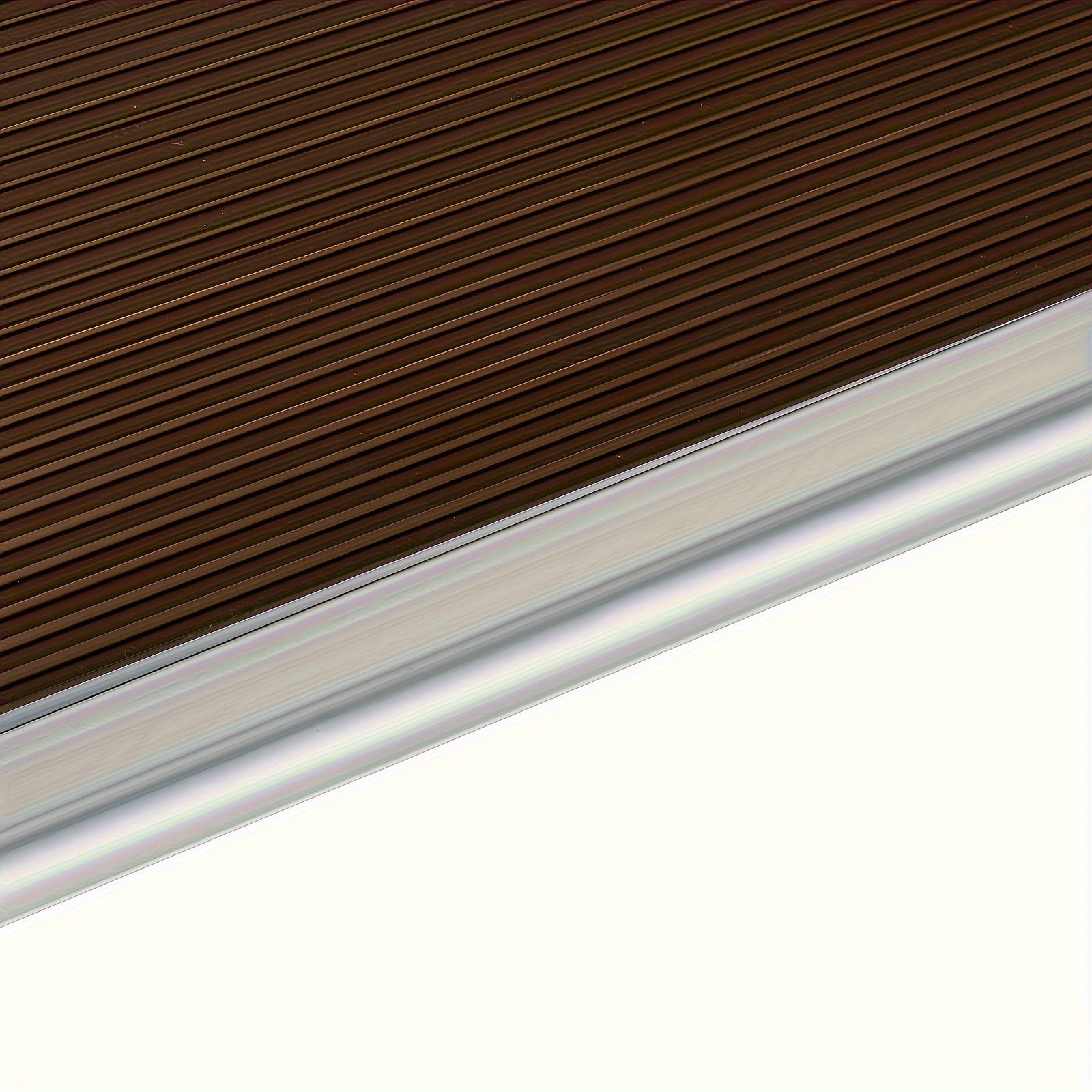 Sombrilla exterior marrón 76cm x 102cm a prueba de agua con protección UV para patio y jardín