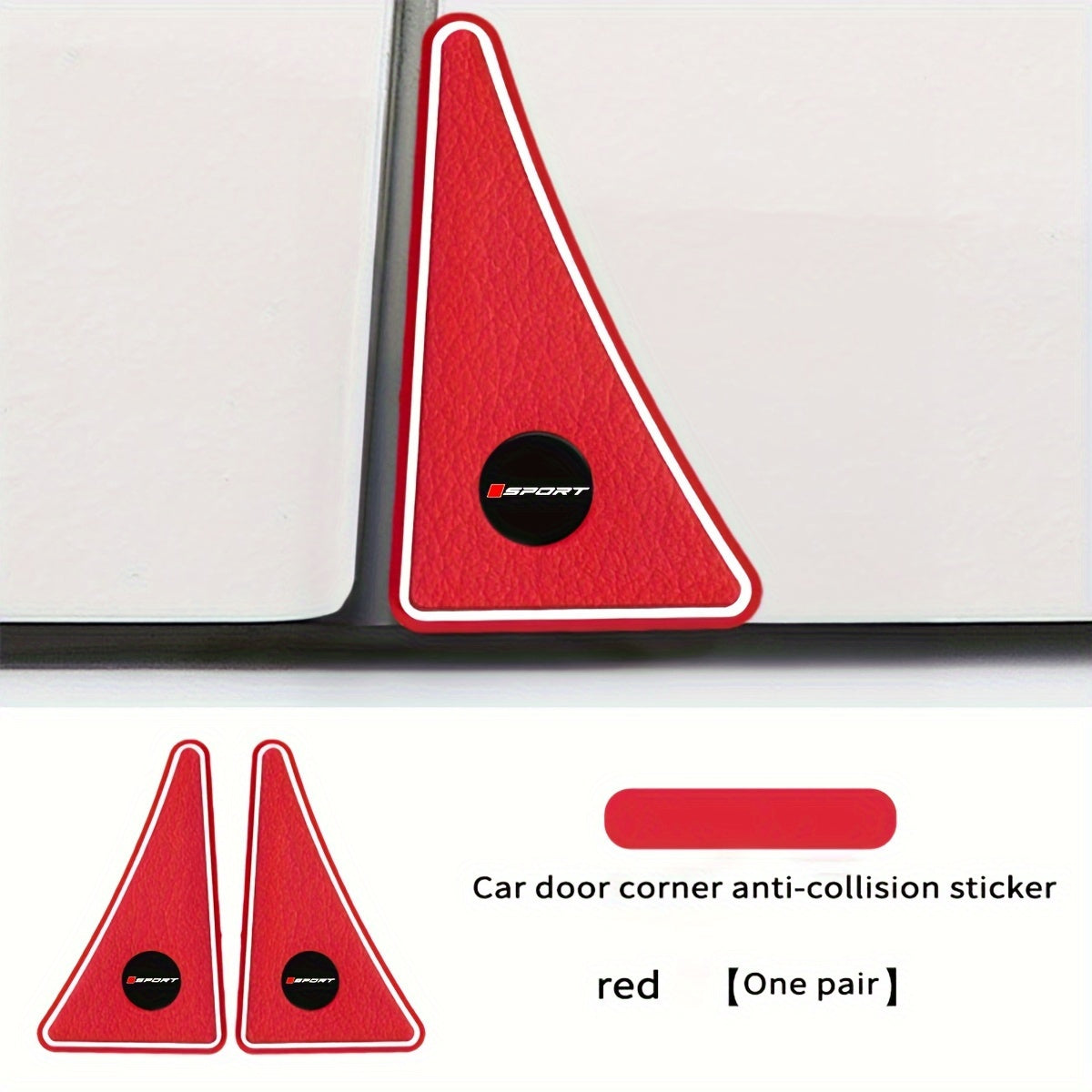 Avtomobil burchak tampon qo'riqchilari rezina uchburchakli yozuvlar o'z-o'zidan yopishadigan chizilishga qarshi himoya