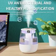 Quiet USB Humidifier for Bedrooms and Desks with Large Water Tank