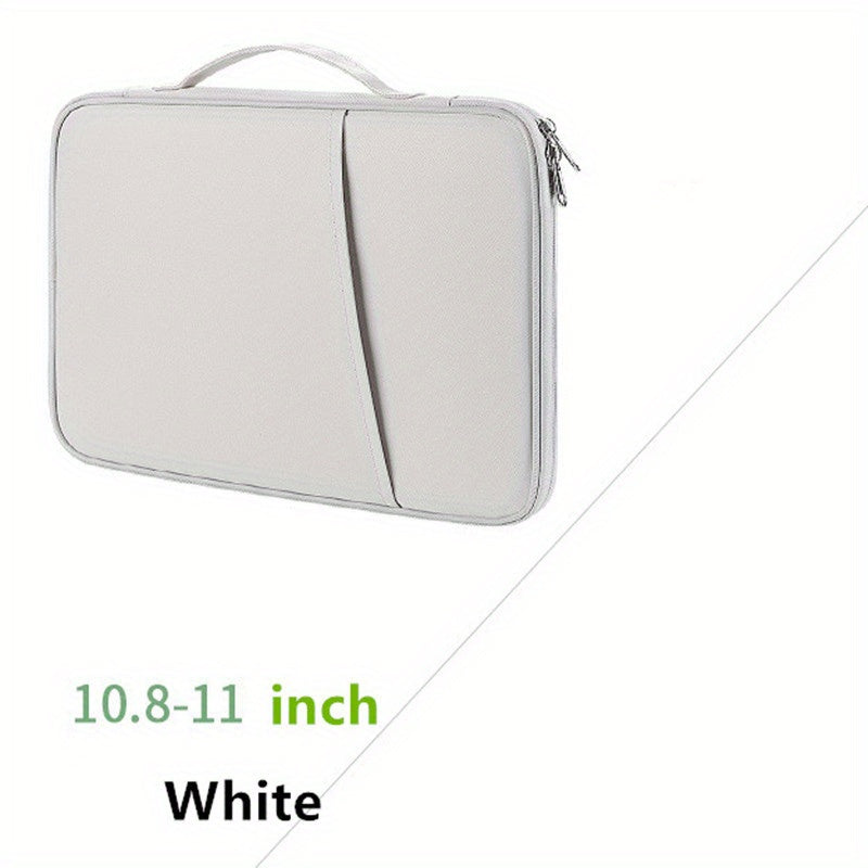Nylon Laptop and Tablet Sleeve with Pockets for Office Supplies Up to 27.94 cm