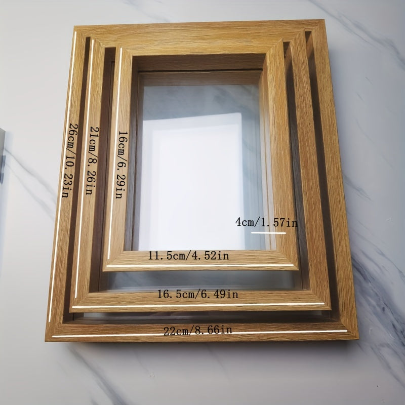 Деревянная фоторамка с вырезанным листом для стола или стены, индивидуальный подарок на День святого Валентина