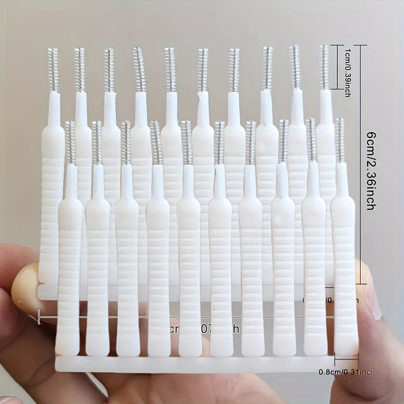 Mini Cleaning Brush Set 10 or 20 Pieces No Battery Household Tools for Phone Shower Head Crevices