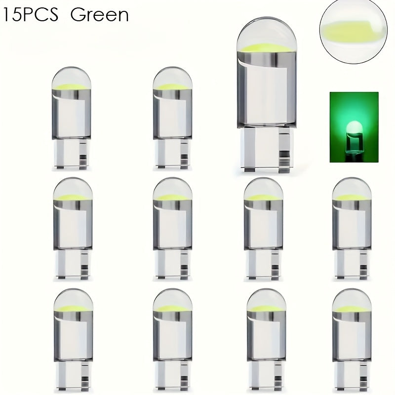 12V W5W LED shisha chiroqlari 6000K oq nur uchun avtomobil ichki qismi, 10-20 ta paket