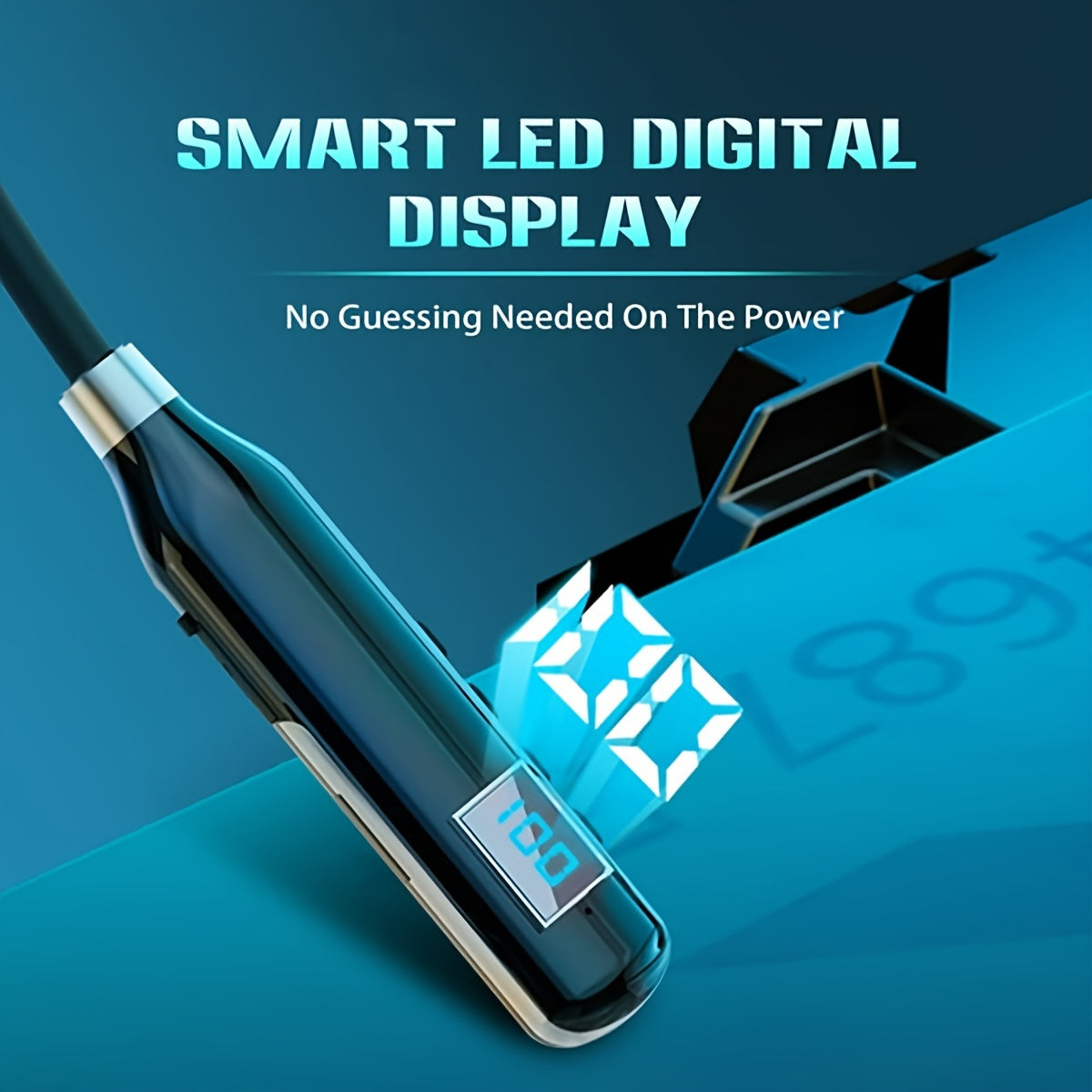 Wireless Neckband Earbuds with Microphone 120H Playback HiFi Stereo Sweatproof for Gym Running