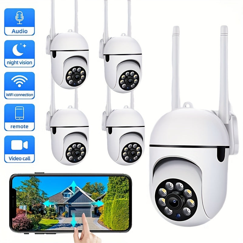 Wireless Security Camera with Motion Detection Night Vision and Two-Way Audio