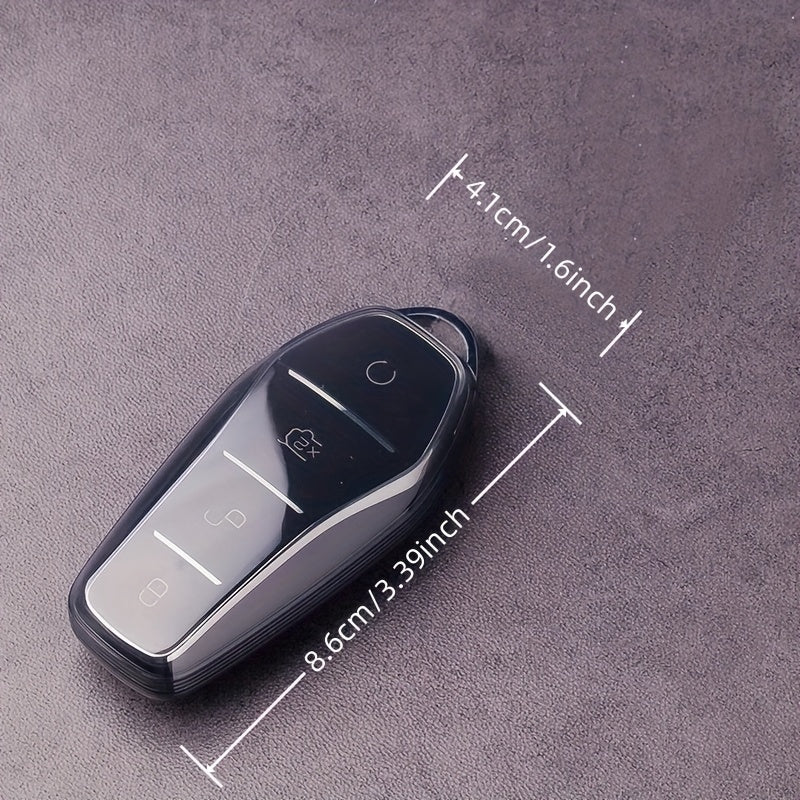 Universal TPU Key Cover for EV Car Keys, Minimalist Slim Design