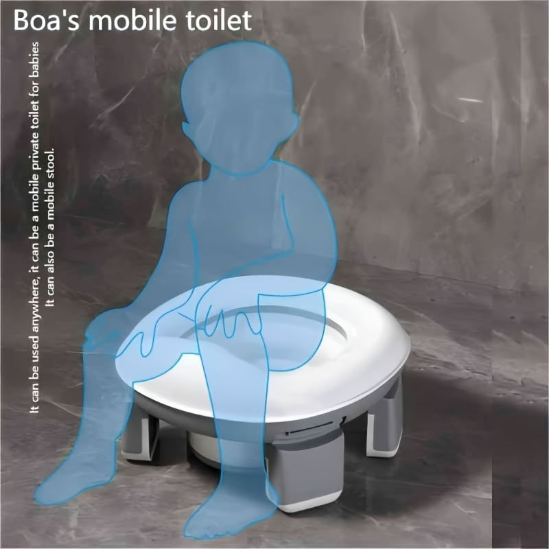 Portable Kids Toilet Collapsible Spill-Proof Travel Potty for Car Emergencies