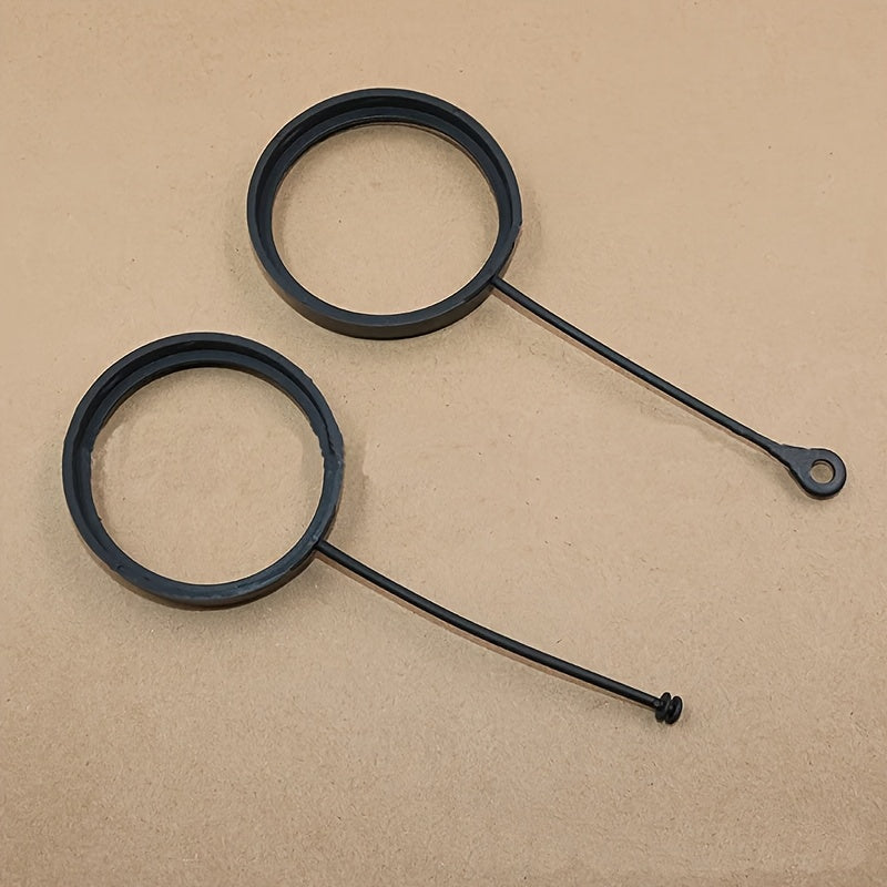 Universal Black Fuel Cap with Anti-Lost Rope for Car Fuel Tank