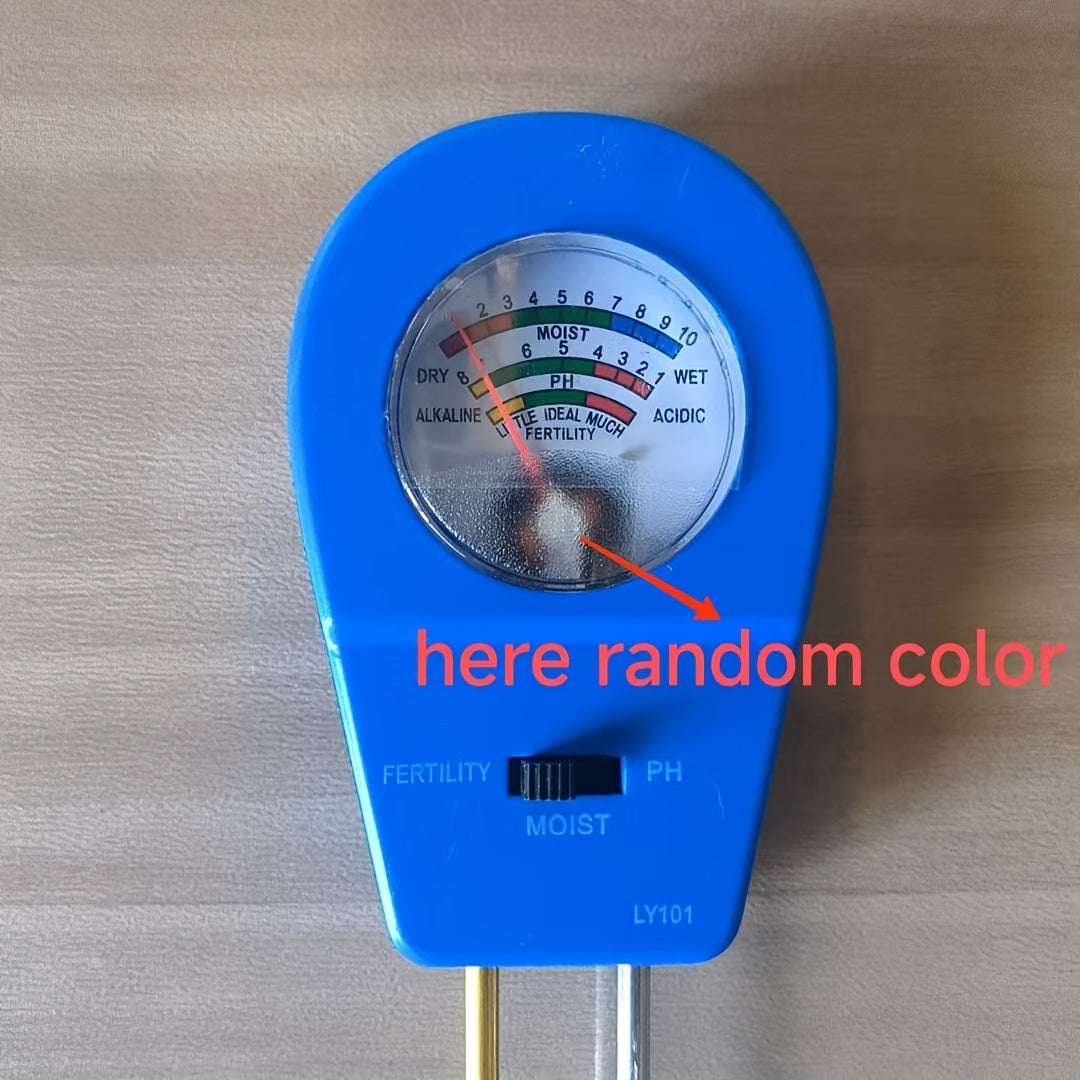 Three-In-One Soil Tester pH Humidity Fertility No Battery Gardening Tool