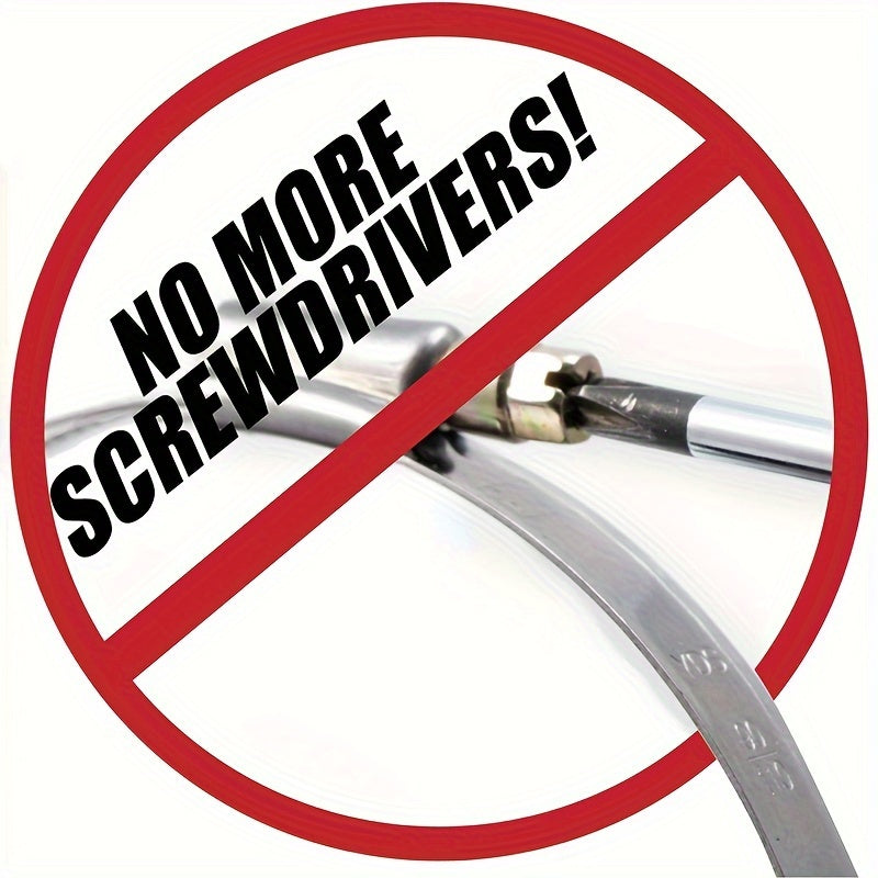 Juego de 4 abrazaderas ajustables de acero inoxidable de 10.16 cm para conductos de aire, tuberías y ventilaciones