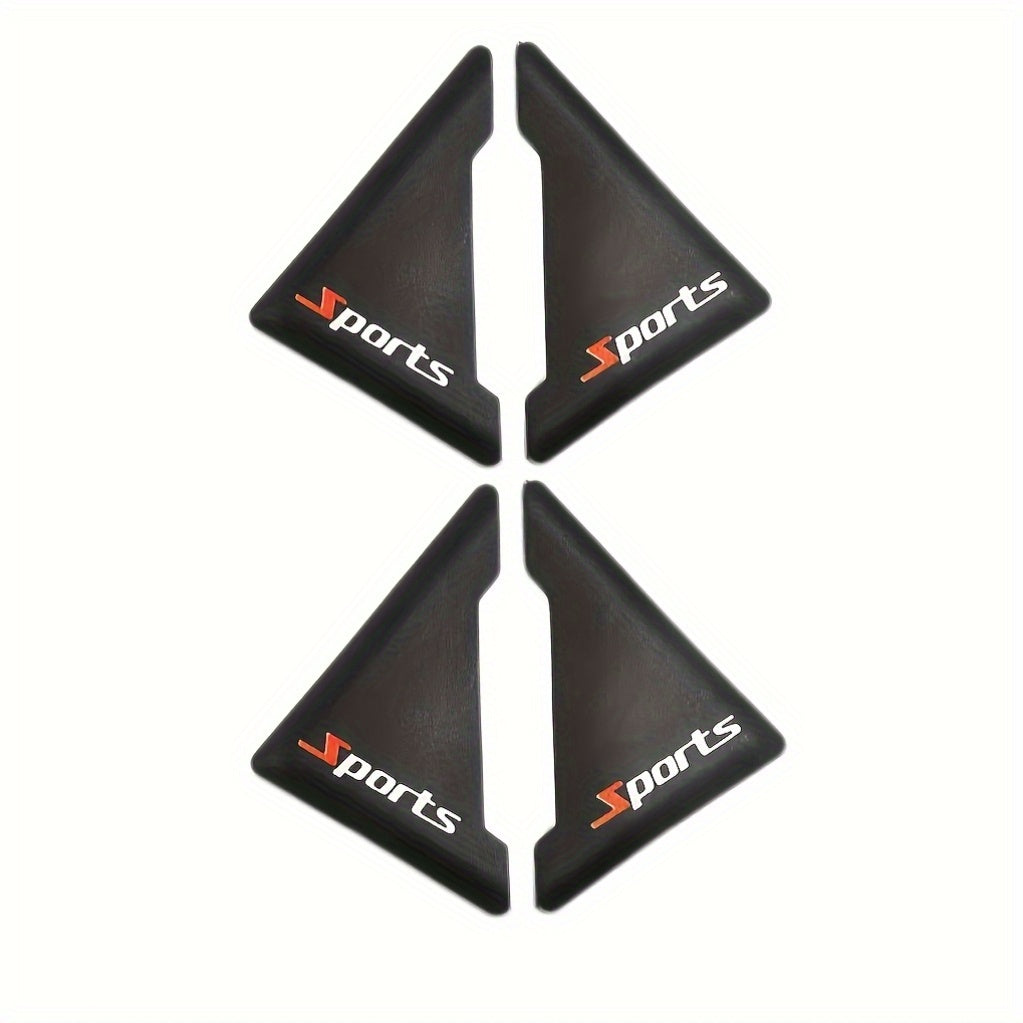 2/4pcs Universal Silicone Car Door Protector Bumper Covers Anti-Scratch