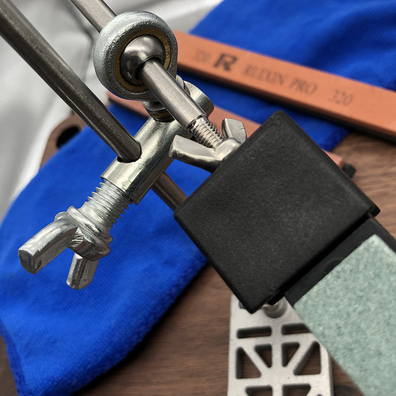 Ручной набор точилок для ножей с фиксированным углом и наждачными камнями 120/320/600/1500 грит