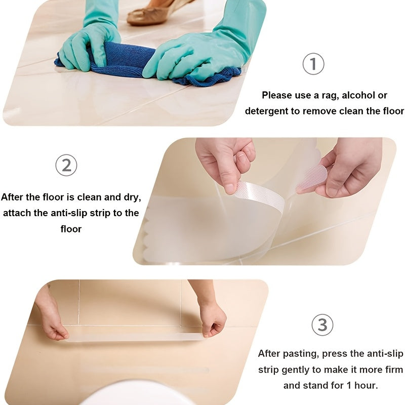 Set of 13/25/37 Anti-Slip Shower and Bathtub Safety Strips, 20.32cm x 2.03cm
