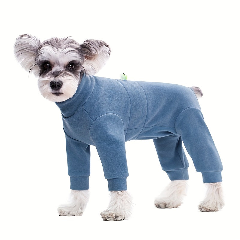 Pet Dog and Cat Jumpsuit Thermal Fleece Adjustable Chest All-Season Small Medium Large