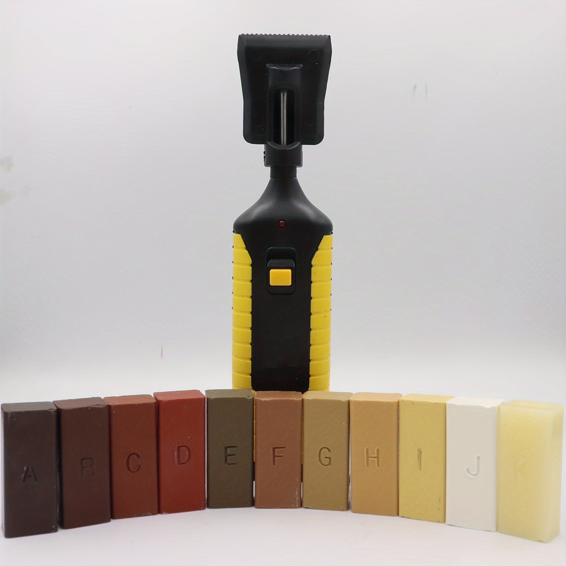 Набор для ремонта мебели с воском и инструментом для плавления для деревянных полов и мебели в различных цветах