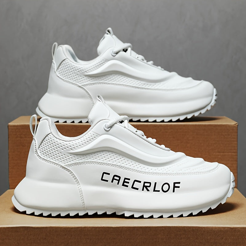 Men's Color Block Sneakers Lightweight Non-Slip Casual Shoes for Outdoor Activities