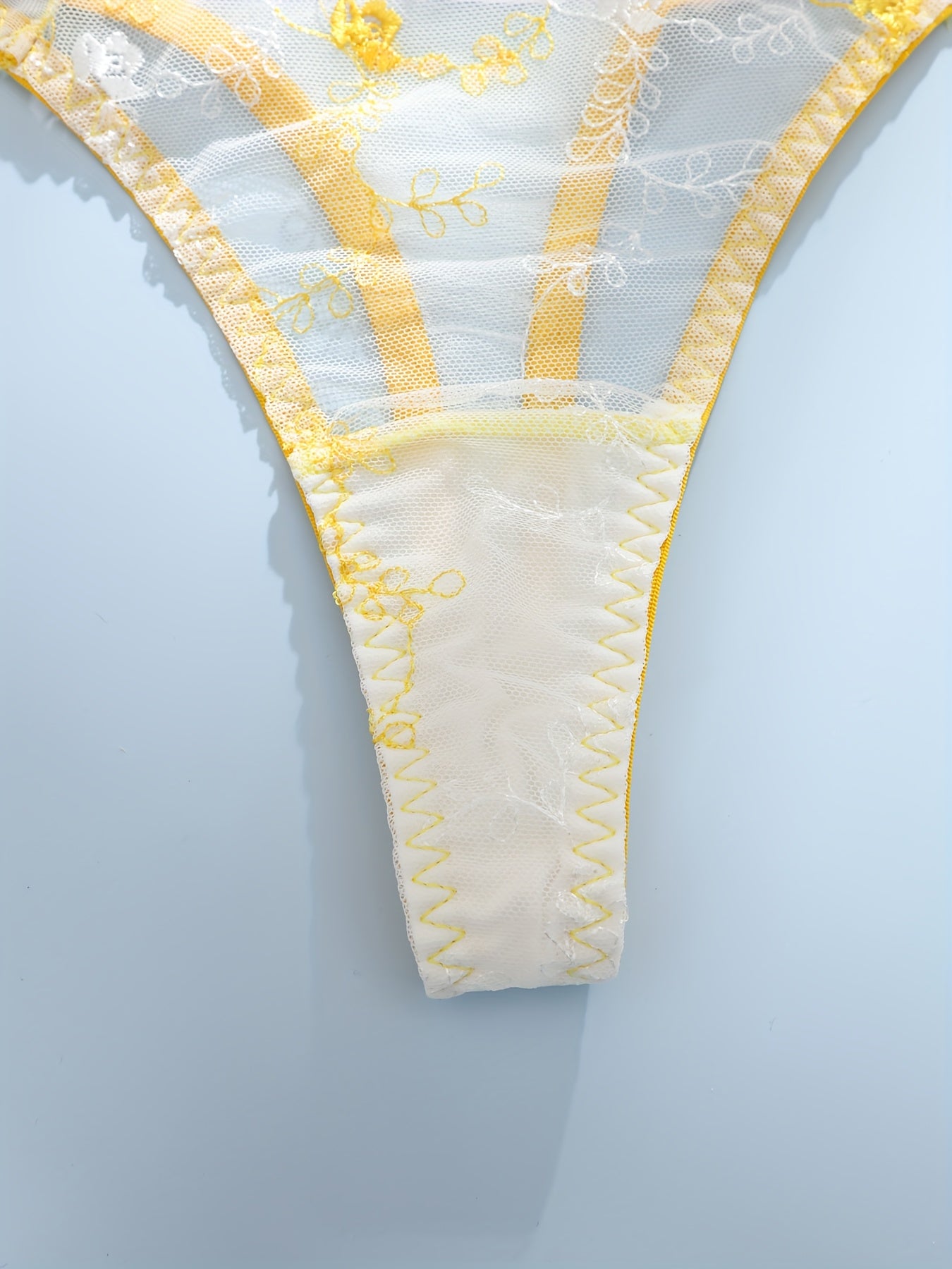 Women Plus Size Lace Lingerie Set Breathable Embroidered Two Piece